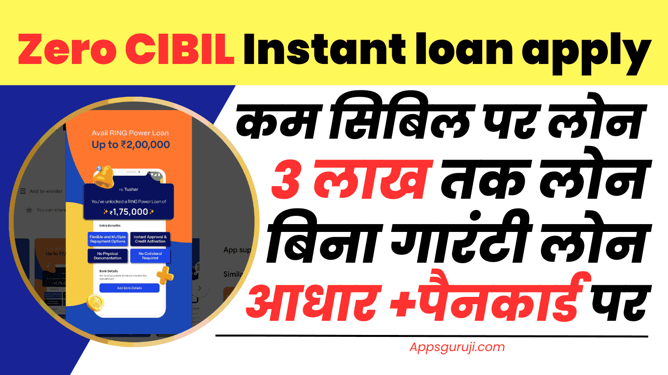 Zero CIBIL Instant loan apply